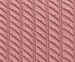 Amostra do tecido Bubble na cor Dust Rose
