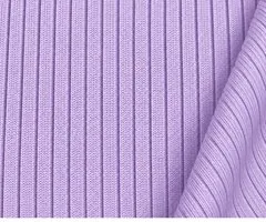 Amostra do tecido Canelado na cor Lilly