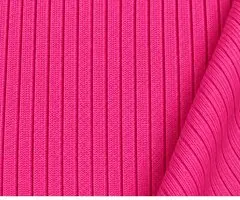 Amostra do tecido Canelado na cor Pink